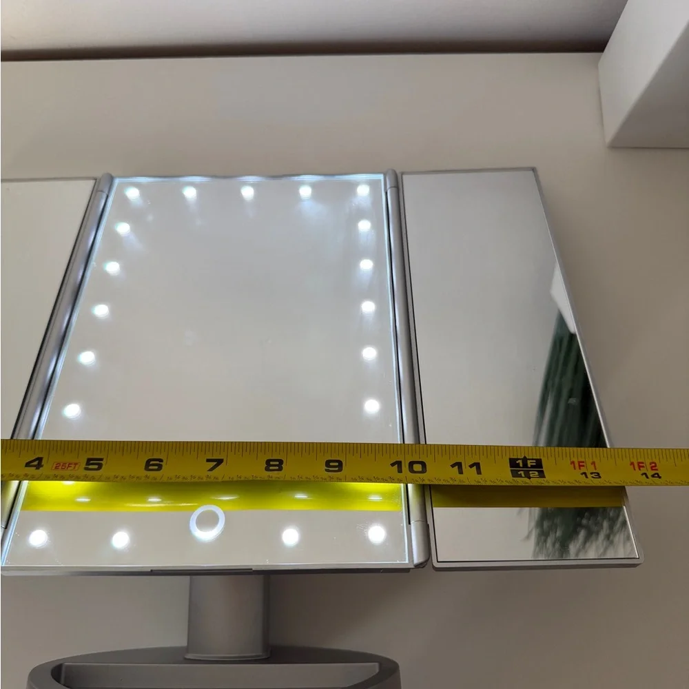 LED Tri-Fold Vanity Mirror with Touch Control - Picture 10 of 10